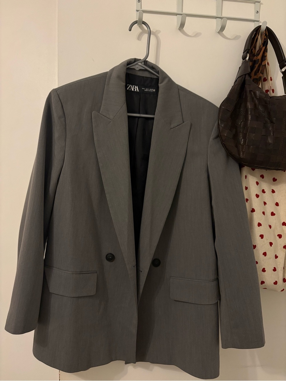 Zara oversized double breasted blazer